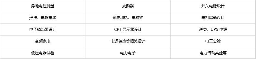 高壓隔離差分探頭