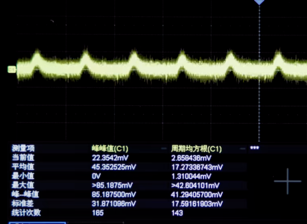 示波器測量電源紋波